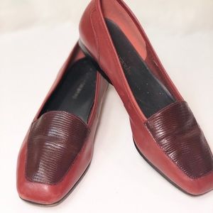 🍂FALL SALE! Enzo Angiolini Garnet Leather Flats